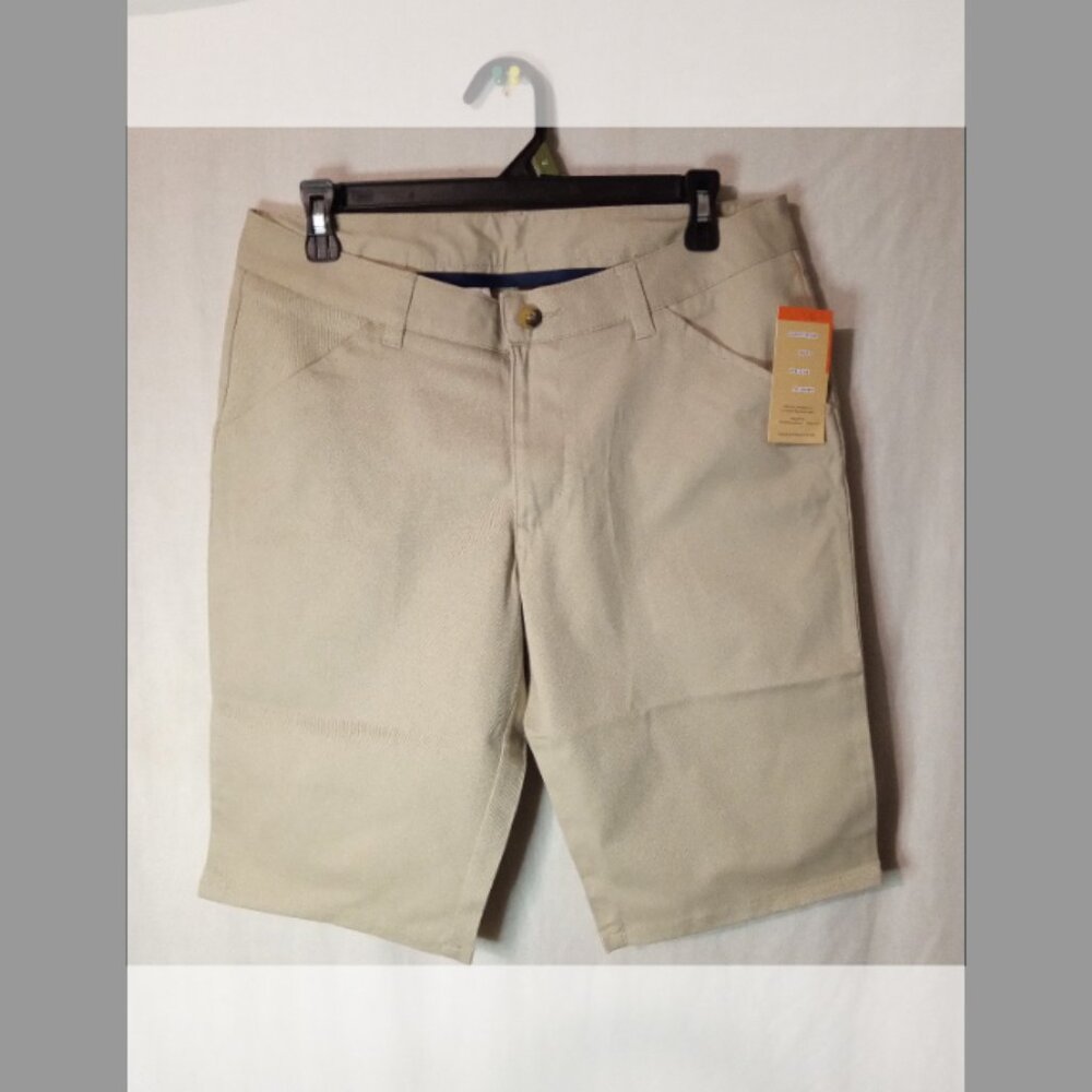(S) 3 Pack of French Toast Woman's size 10 Bermuda Shorts NIB Pack of 3 Khaki